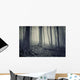 Old Forest with Fog Wall Decal