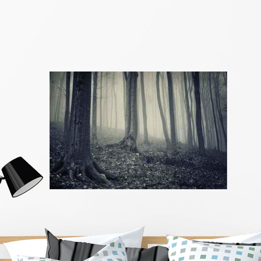 Old Forest with Fog Wall Decal