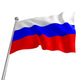 Russian Flag Wall Decal