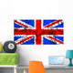 grunge union jack Wall Mural