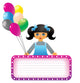 Girl with Balloons