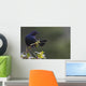 Alert Brewer's blackbird perched on twig Wall Mural