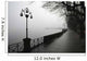 Lamp post and trees on a promenade along Lake Maggiore Wall Mural