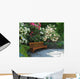 Garden Bench Wall Decal