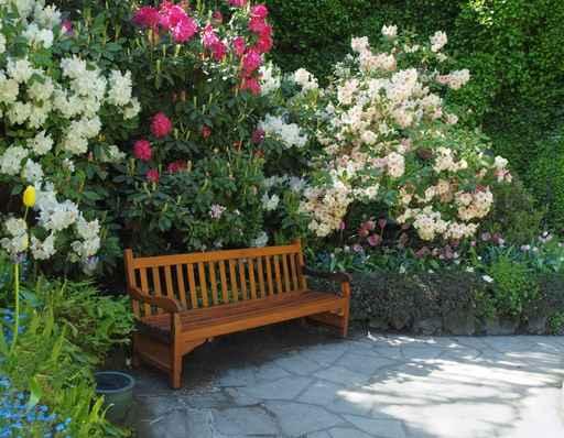 Garden Bench Wall Decal