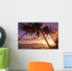 Palm trees at sunset Wall Mural