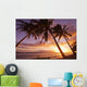 Palm trees at sunset Wall Mural