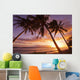 Palm trees at sunset Wall Mural