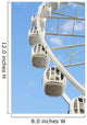 Detail of ferris wheel in Divo Ostrov amusement park Wall Mural