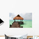 Caribbean Footbridge Wall Decal