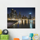 Chicago Beach Night Wall Mural
