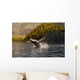 Breaching Humpback whale in Prince William Sound Wall Mural