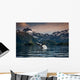 COMPOSITE Breaching Humpback whale in Prince William Sound Wall Mural