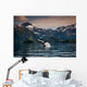 COMPOSITE Breaching Humpback whale in Prince William Sound Wall Mural