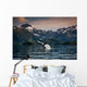 COMPOSITE Breaching Humpback whale in Prince William Sound Wall Mural