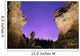 Light painting on monolith and star trails Wall Mural