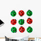 Group Ladybugs White Wall Decal