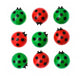 Group Ladybugs White Wall Decal
