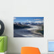 Aerial view of a meandering glacier within Lake Clark Pass Wall Mural