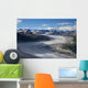 Aerial view of a meandering glacier within Lake Clark Pass Wall Mural