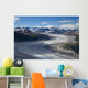 Aerial view of a meandering glacier within Lake Clark Pass Wall Mural
