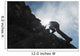 Man scrambling up ridge in the Black Cuillin Wall Mural
