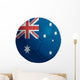 Soccerball With Australia Flag Wall Decal
