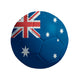Soccerball With Australia Flag Wall Decal