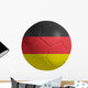 Soccerball German Flag Wall Decal
