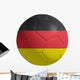 Soccerball German Flag Wall Decal