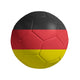 Soccerball German Flag Wall Decal