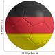 Soccerball German Flag Wall Decal