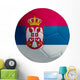 Soccerball Serbia Flag Wall Decal
