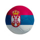 Soccerball Serbia Flag Wall Decal
