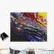 Colourful painting with texture Wall Mural
