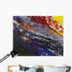 Colourful painting with texture Wall Mural