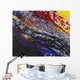 Colourful painting with texture Wall Mural