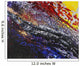 Colourful painting with texture Wall Mural