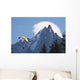 Paraglider above Chamonix-Mont Blanc valley Wall Mural