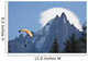 Paraglider above Chamonix-Mont Blanc valley Wall Mural