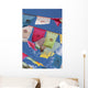 Prayer flags in the breeze Wall Mural