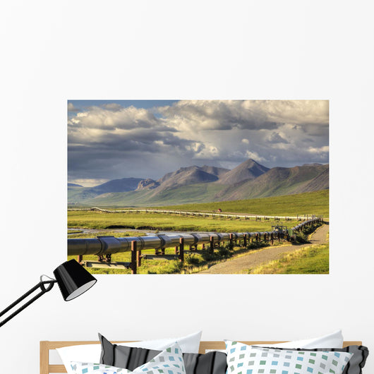 Semi truck driving the Haul Road Wall Mural