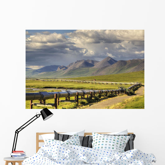 Semi truck driving the Haul Road Wall Mural