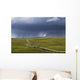 Scenic view of the Trans Alaska Oil Pipeline from the Haul Road Wall Mural