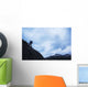 Swiss biologist and photographer climbing Wall Mural