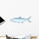 Tarpon - Vector Illustration of Saltwater Fish. Wall Decal