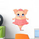 Pig Ballerina Wall Decal
