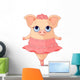 Pig Ballerina Wall Decal
