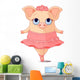 Pig Ballerina Wall Decal