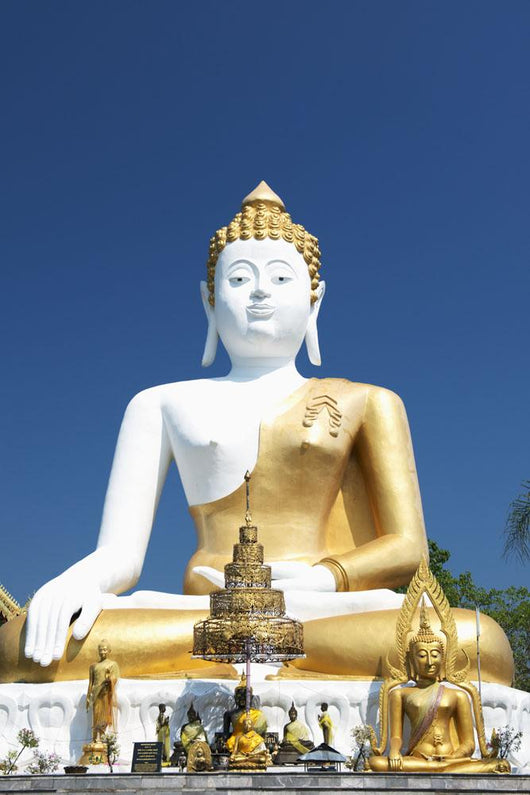 Wat Doi Kham Temple Buddha Wall Mural